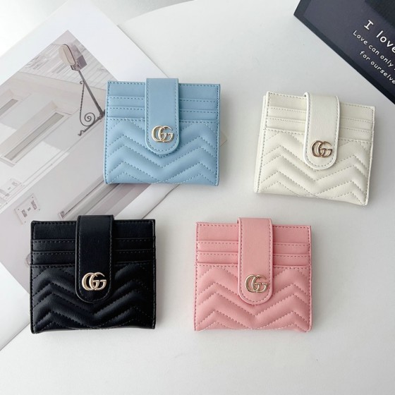 Fashion Leather Card Holder Storage Bank Credit Cash Card ID Card Passport Holders Bag Organizer Case Wallet Pocket Purse